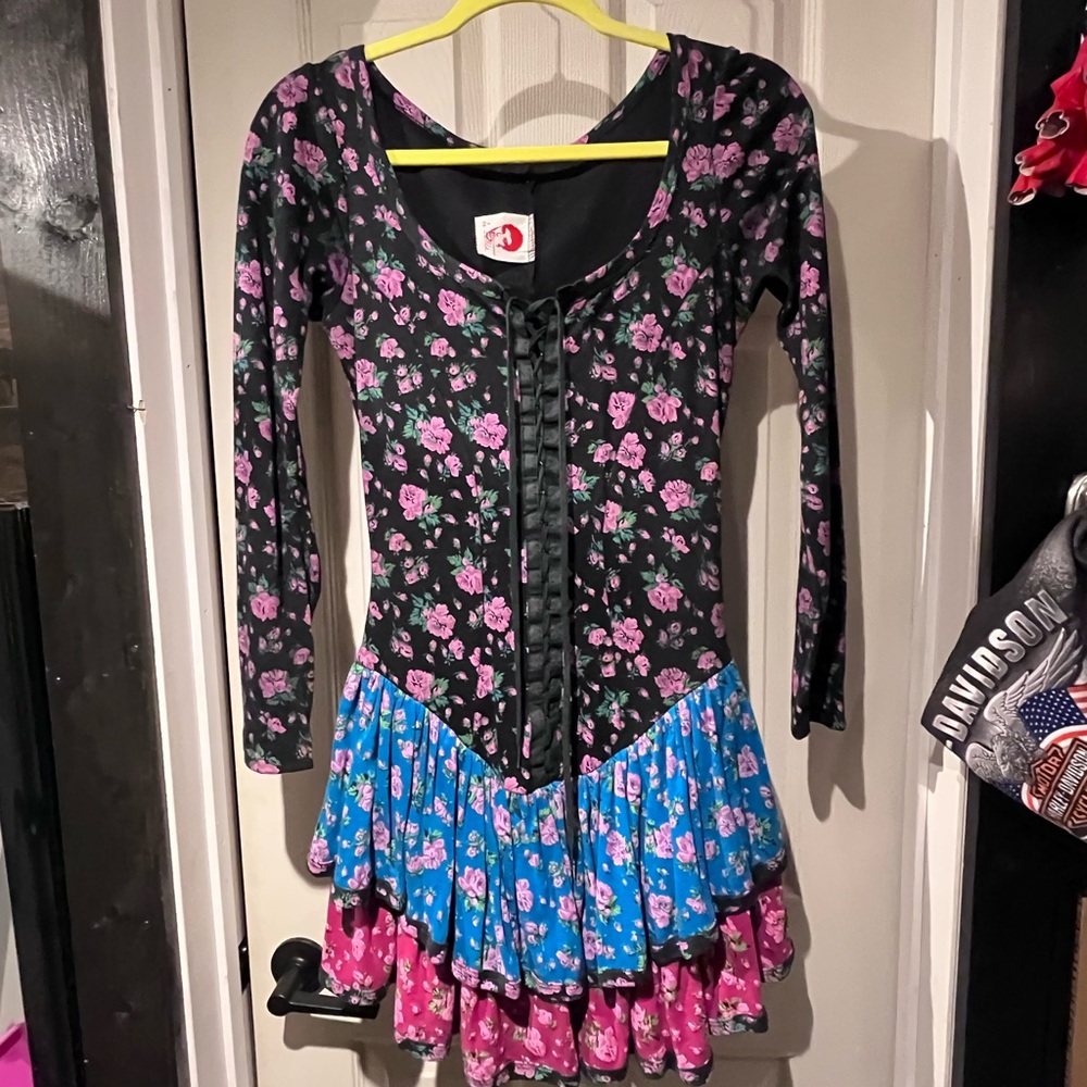 Betsey Johnson Vintage Punk Label Corset Dress
